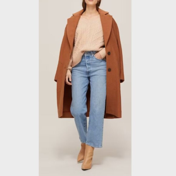 See By Chloe Jackets & Blazers - See By Chloé Wool Camel Cacoon Coat